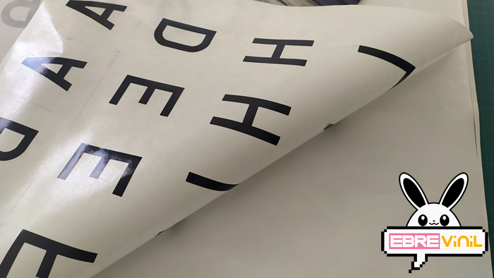letras para matriculas en vinilo adhesivo