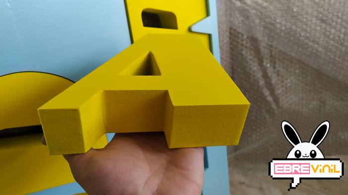 letras pvc a medida