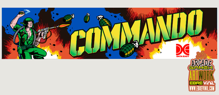 marquesina vinilo bartop commando retroiluminada