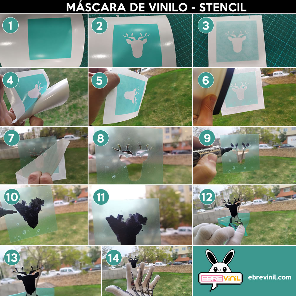 mascaras de vinilo