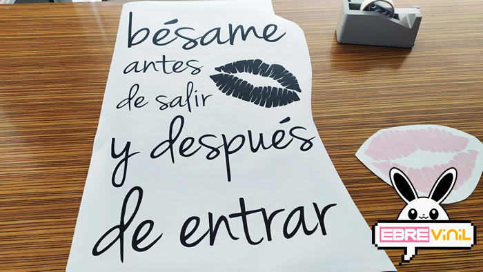 mejor vinilo decorativo con frase