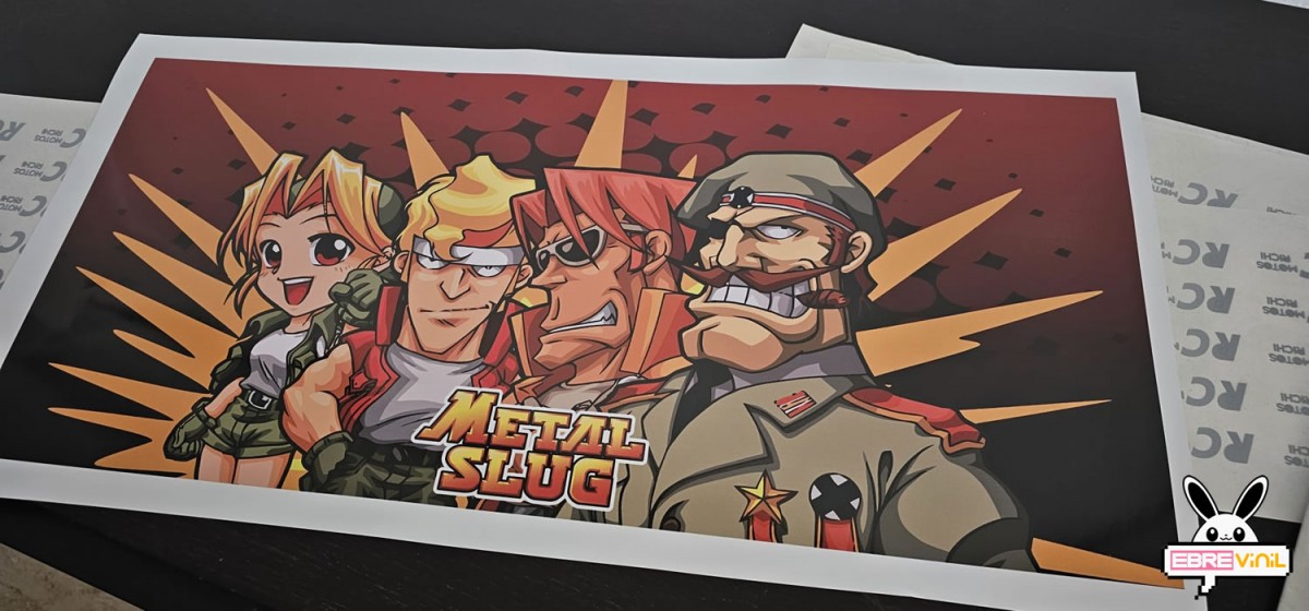 Metal Slug vinilos decorativos bartop