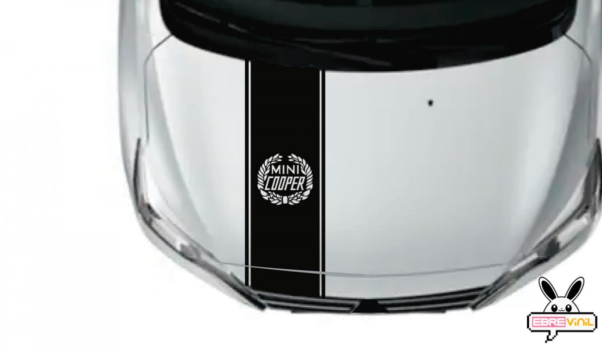 mini cooper franja capo vinilo