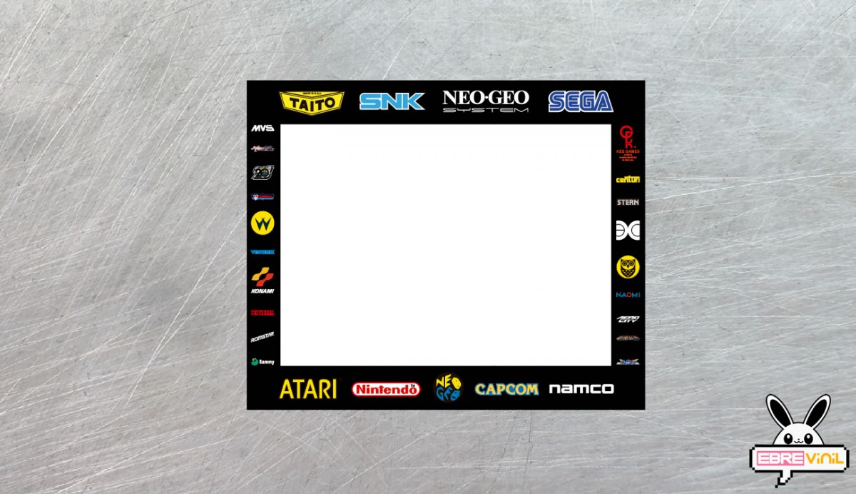 monitor arcade vinilos adhesivos