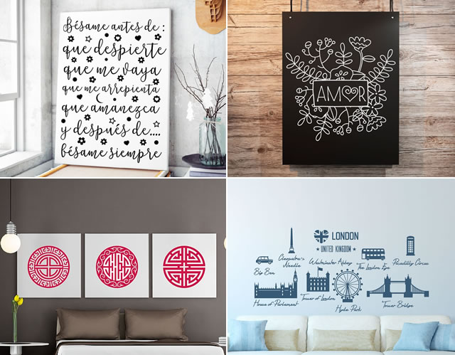 nuevos vinilos decorativos para la decoración de paredes más original