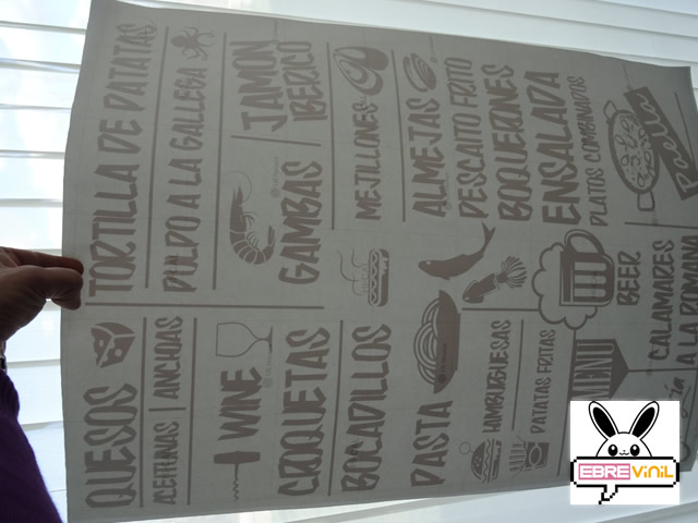 papel transfer vinilo adhesivo