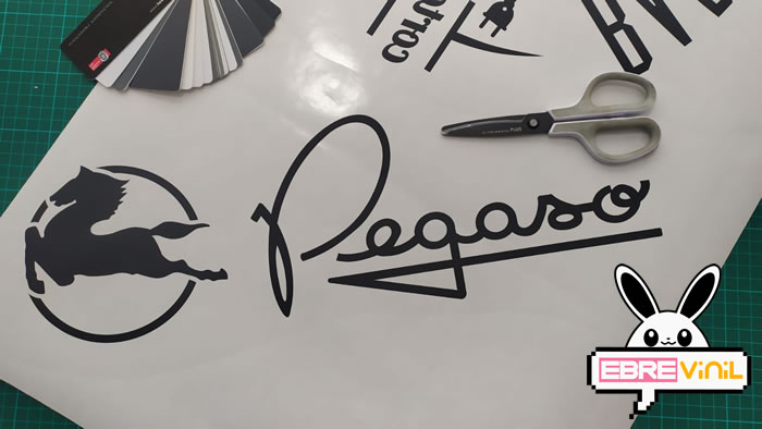 pegaso logotipo vinilo