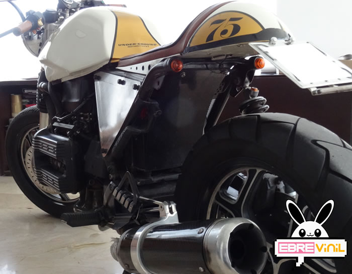 pegatina adhesivo bmw k75 moto racer
