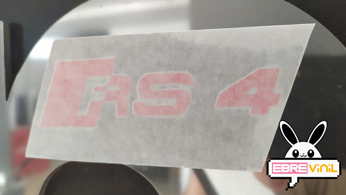 pegatina audi rs4