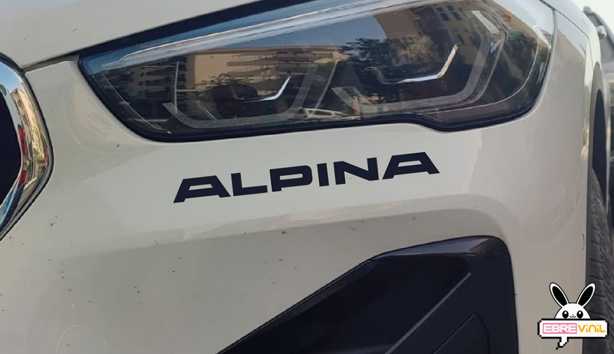 pegatina coches alpina