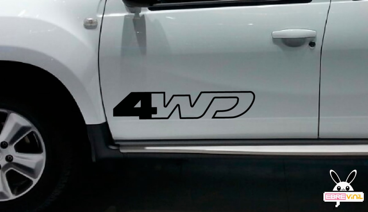 pegatina dacia DUSTER 4WD