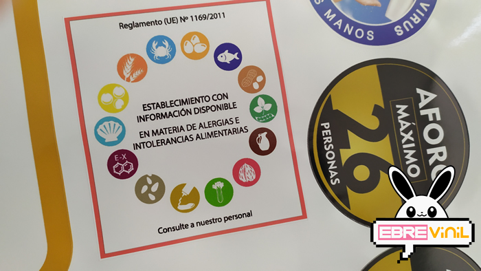 pegatina intolerancias alimentarias