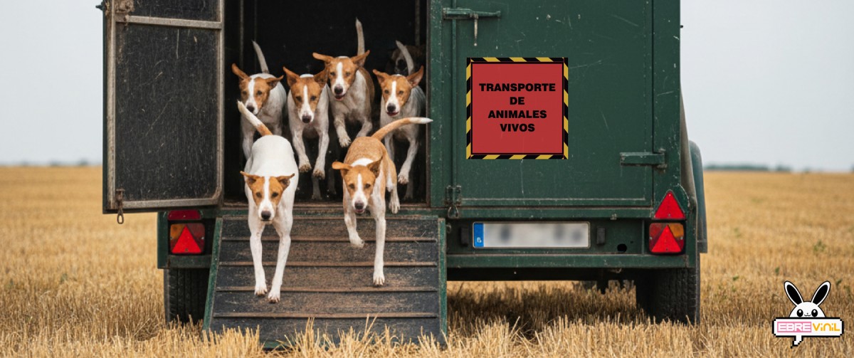 Pegatina de seguridad para transporte de caballos, toros, ganado y otros animales, aumentando la visibilidad en carretera.