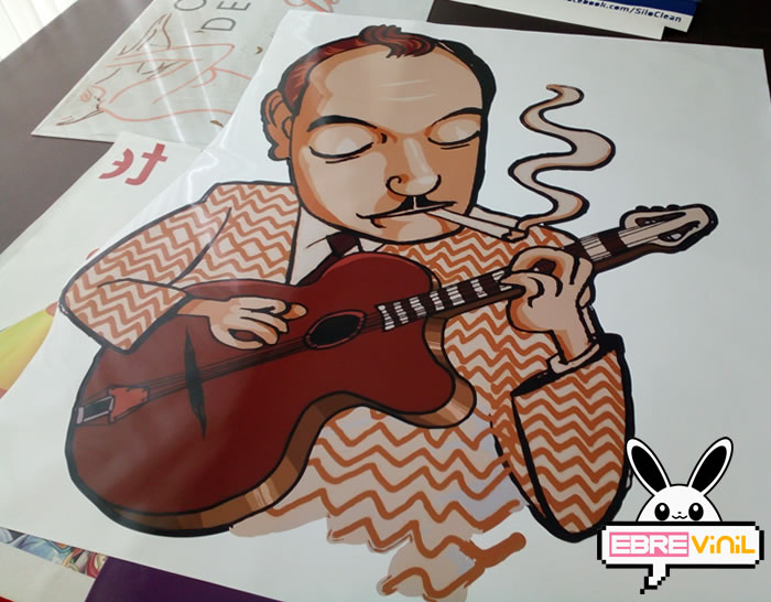 pegatina vinilo troquelada personalizada