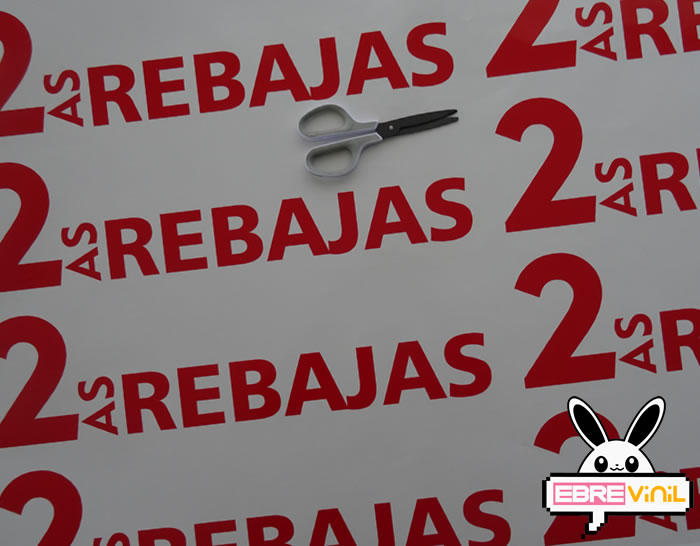 pegatinas de rebajas para escaparates
