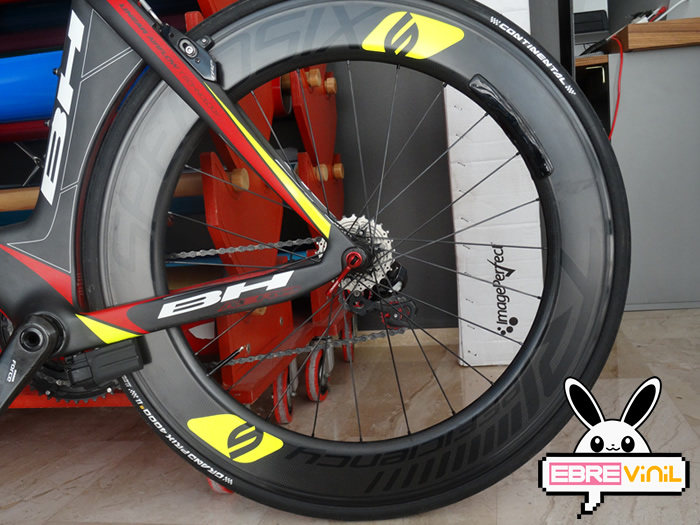 pegatinas de vinilo para bicicletas bh carretera