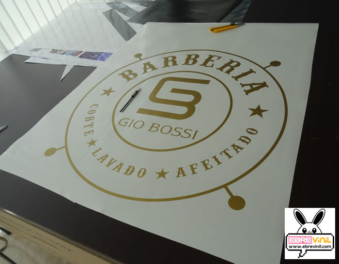 pegatinas decorativas barberías