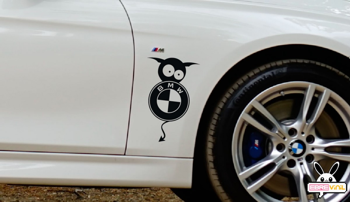 pegatinas divertidas bmw