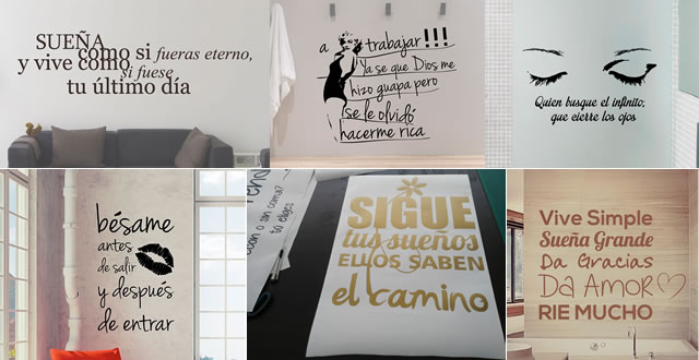 Decoración con vinilos de texto: Ideas para inspirarte