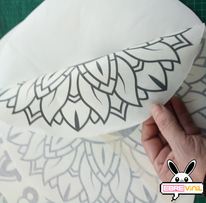 pegatinas de mandalas troqueladas