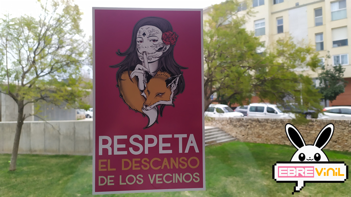 pegatinas respeto vecinos