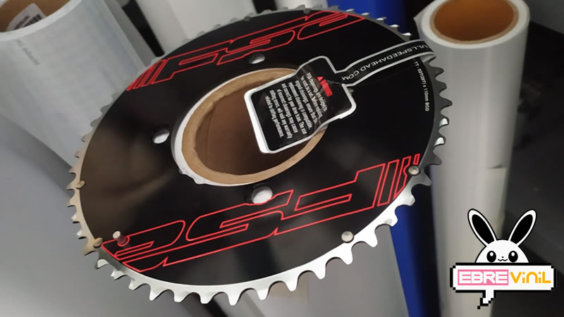 platos de bicicleta decoraciones en vinilo adhesivo