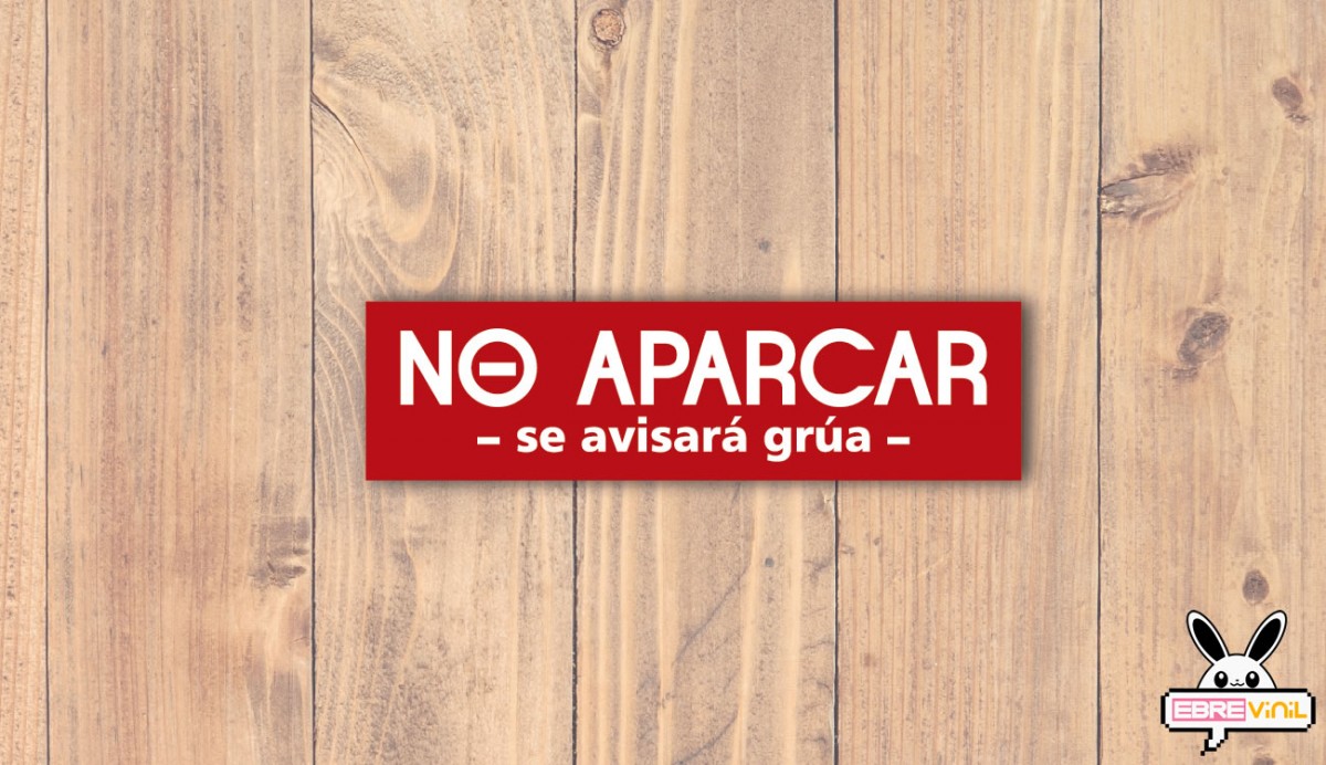 ptohibido aparcar vinilos adhesivos