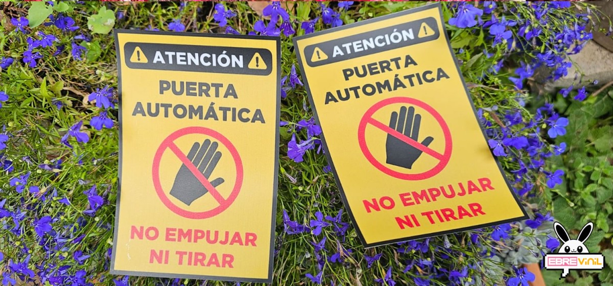 puertas apertura automaticas adhesivos