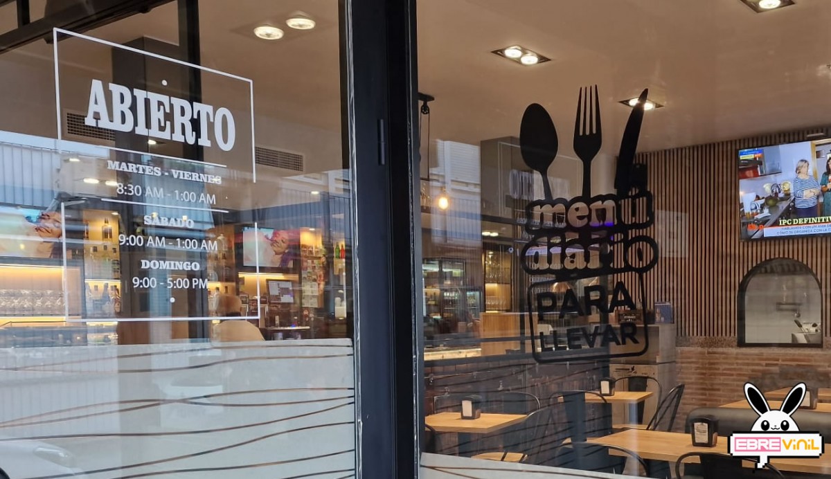 restaurtantes, vinilos adhesivos a medida