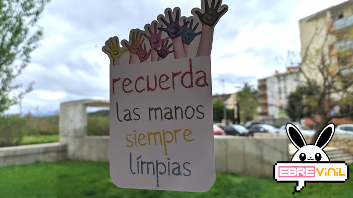 vinilos coronavirus para guarderías, colegios, niños