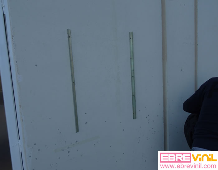 rótulo chapa galvanizada con vinilo para empresas