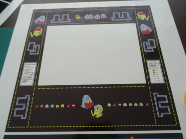 vinilos arcade bezel, pantalla, panel control