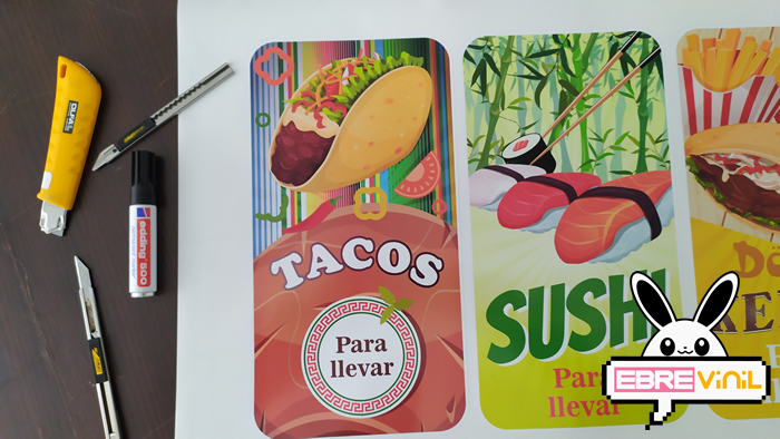 vinilos decorativos para decoración de taquerías, tacos, burritos, tortillas, quesadillas