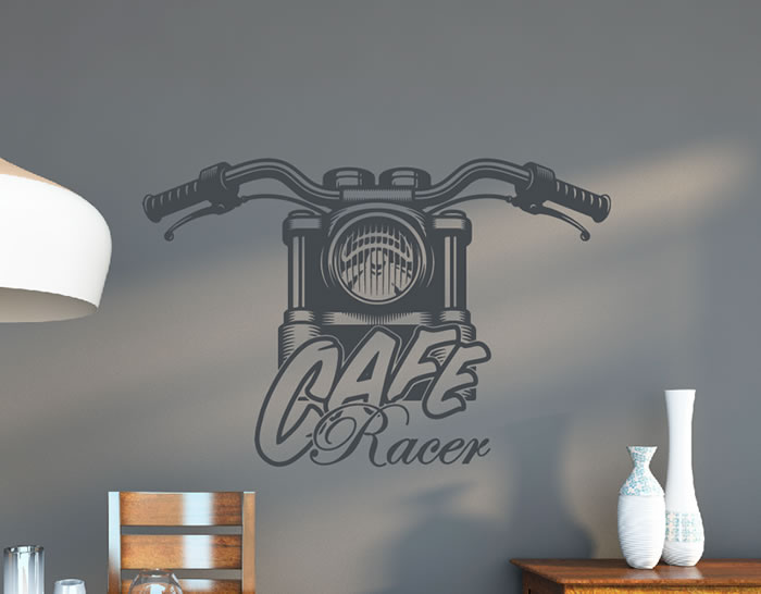venta vinilos decorativos cafe racer