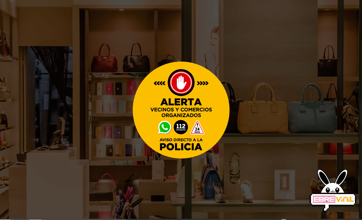 vinilo adhesivo antirrobo para comercios