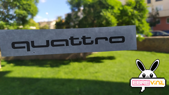 vinilo audi quattro, a3, a5, a6, a7, a8, a1, rs, s-line