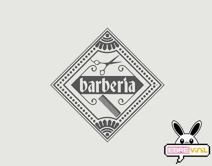 Vinilo adhesivo para decoración de barberías y Barber Shops