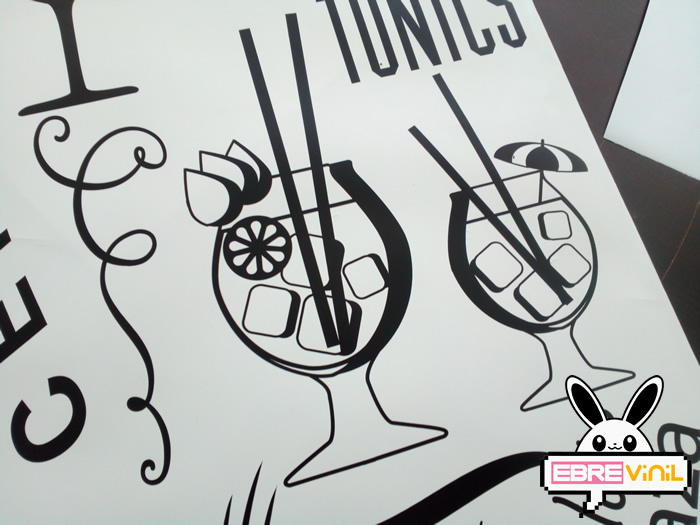 vinilo adhesivo cafeterías bares tascas