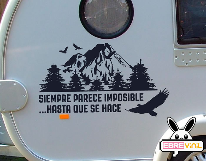 vinilo adhesivo caravana camping camper