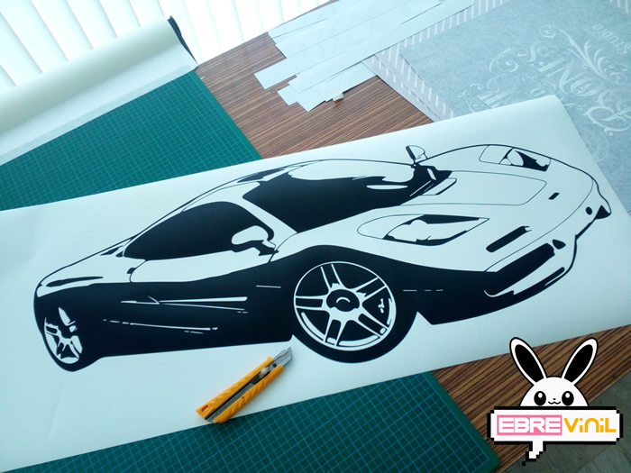 vinilo adhesivo coches de lujo