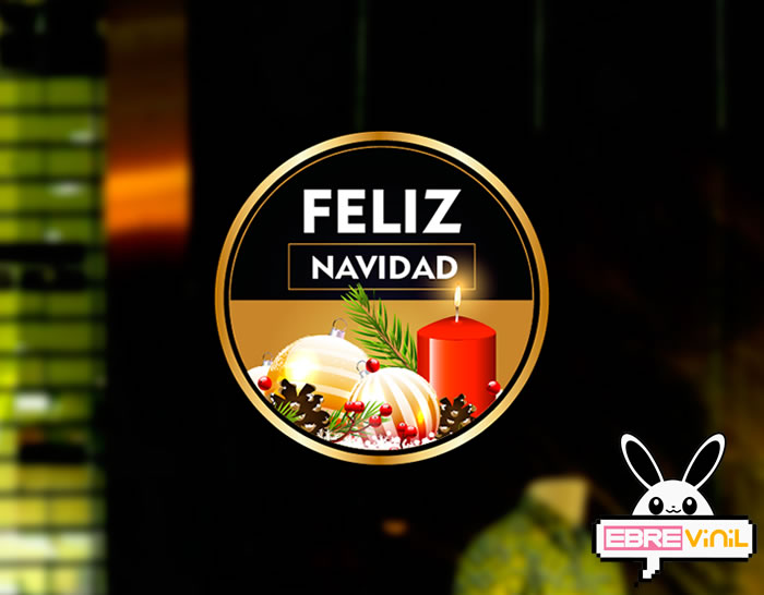 vinilo adhesivo escaparates navidad