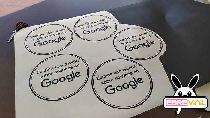 vinilo adhesivo google place