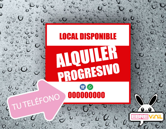 vinilo adhesivo local disponible alquiler progresivo