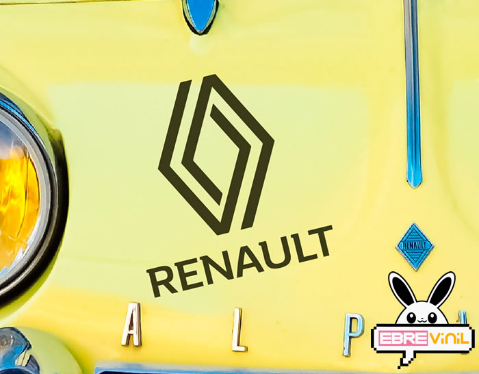 vinilo adhesivo logotipo renault