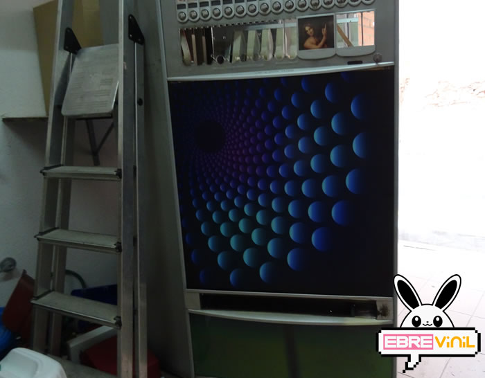 vinilo adhesivo máquina expendedora vending