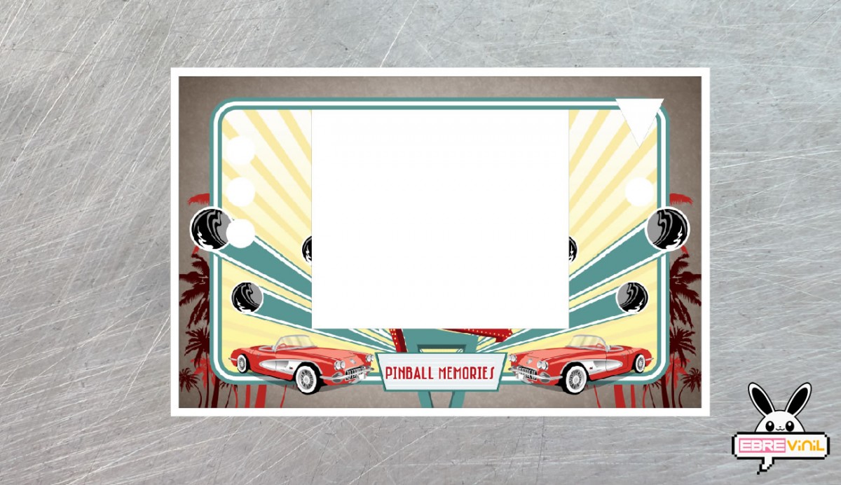vinilo adhesivo decoración frontal pinball