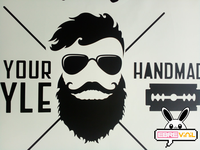 vinilo adhesivo original barbershop