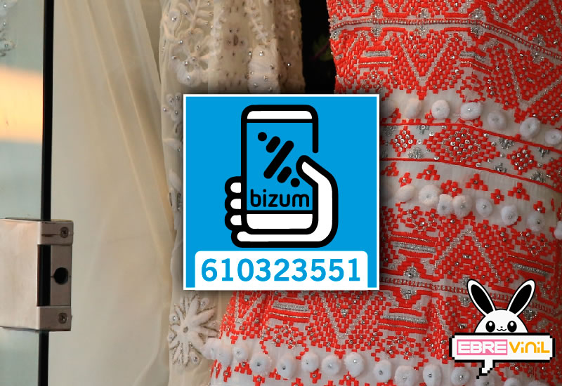 vinilo adhesivo pago con bizum