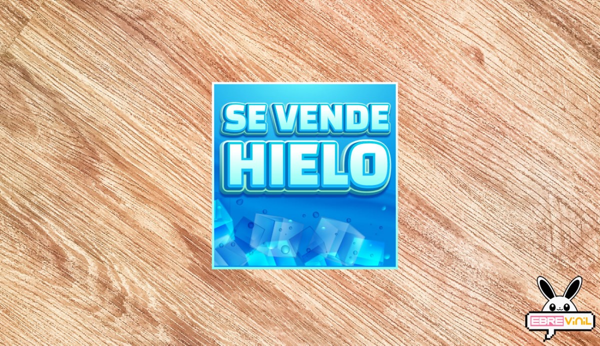 vinilo adhesivo se vende hielo