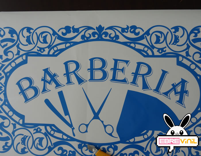 vinilo adhesivo tienda online, venta vinilos barberías, pegatinas
